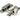 Polished Marine SS (316) Mushroom Quadrant Fastener - Narrow; #finish_polished-marine-ss-(316)