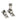 Polished Marine SS (316) Brompton Brighton Fastener - Narrow (Square); #finish_polished-marine-ss-(316)