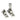 Polished Marine SS (316) Beehive Brighton Fastener - Narrow (Square); #finish_polished-marine-ss-(316)