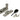 Satin Marine SS (316) Brompton Quadrant Fastener - Narrow; #finish_satin-marine-ss-(316)