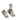 Satin Marine SS (316) Beehive Brighton Fastener - Narrow (Square); #finish_satin-marine-ss-(316)