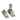 Satin Marine SS (316) Mushroom Brighton Fastener - Narrow (Square); #finish_satin-marine-ss-(316)