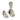 Satin Marine SS (316) Prestbury Brighton Fastener (Radiused); #finish_satin-marine-ss-(316)