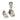 Satin Marine SS (316) Beehive Brighton Fastener (Radiused); #finish_satin-marine-ss-(316)