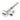 From The Anvil's Polished Chrome Brompton Door Knocker; #finish_polished-chrome