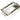 From The Anvil's Polished Nickel Brompton Door Knocker; #finish_polished-nickel