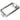 From The Anvil's Polished Marine SS (316) Brompton Door Knocker; #finish_polished-marine-ss