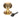 From The Anvil's Aged Brass Beehive Centre Door Knob; #finish_aged-brass