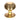 From The Anvil's Aged Brass Beehive Centre Door Knob; #finish_aged-brass