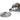From The Anvil's Polished Chrome Beehive Centre Door Knob; #finish_polished-chrome
