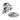 From The Anvil's Polished Chrome Beehive Centre Door Knob; #finish_polished-chrome