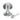 From The Anvil's Polished Chrome Beehive Centre Door Knob; #finish_polished-chrome