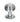 From The Anvil's Polished Chrome Beehive Centre Door Knob; #finish_polished-chrome
