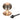 From The Anvil's Polished Bronze Beehive Centre Door Knob; #finish_polished-bronze