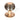 From The Anvil's Polished Bronze Beehive Centre Door Knob; #finish_polished-bronze
