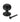 From The Anvil's Matt Black Beehive Centre Door Knob; #finish_matt-black