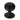 From The Anvil's Matt Black Beehive Centre Door Knob; #finish_matt-black
