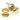 From The Anvil's Aged Brass Mushroom Mortice/Rim Knob Set; #finish_aged-brass