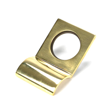 From The Anvil's Aged Brass Rim Cylinder Pull; #finish_aged-brass