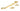 From The Anvil's Polished Brass Hinton Stay; #finish_polished-brass
