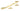 From The Anvil's Polished Brass Reeded Stay; #finish_polished-brass