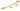 From The Anvil's Polished Brass Reeded Stay; #finish_polished-brass