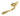 From The Anvil's Polished Brass Reeded Espag; #finish_polished-brass