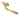 From The Anvil's Polished Brass Reeded Espag; #finish_polished-brass