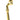 From The Anvil's Polished Brass Reeded Espag; #finish_polished-brass