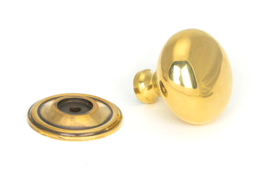 From The Anvil's Aged Brass Mushroom Cabinet Knob; #finish_aged-brass