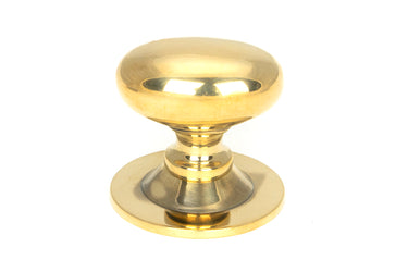 From The Anvil's Aged Brass Oval Cabinet Knob; #finish_aged-brass