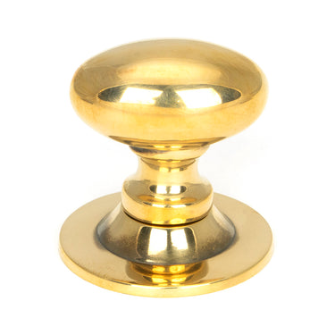 From The Anvil's Aged Brass Oval Cabinet Knob; #finish_aged-brass