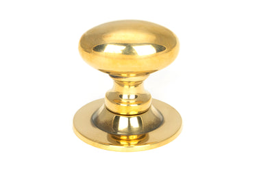 From The Anvil's Aged Brass Oval Cabinet Knob; #finish_aged-brass