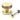 From The Anvil's Aged Brass Brompton Centre Door Knob; #finish_aged-brass
