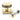 From The Anvil's Aged Brass Brompton Centre Door Knob; #finish_aged-brass