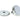 From The Anvil's Polished Chrome Brompton Centre Door Knob; #finish_polished-chrome