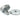 From The Anvil's Polished Chrome Brompton Centre Door Knob; #finish_polished-chrome