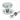 From The Anvil's Polished Chrome Brompton Centre Door Knob; #finish_polished-chrome