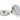 From The Anvil's Polished Chrome Brompton Centre Door Knob; #finish_polished-chrome
