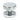 From The Anvil's Polished Chrome Brompton Centre Door Knob; #finish_polished-chrome