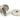 From The Anvil's Polished Nickel Brompton Centre Door Knob; #finish_polished-nickel