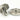 From The Anvil's Polished Nickel Brompton Centre Door Knob; #finish_polished-nickel