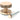 From The Anvil's Polished Bronze Brompton Centre Door Knob; #finish_polished-bronze