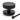 From The Anvil's Black Brompton Centre Door Knob; #finish_black