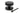 From The Anvil's Black Brompton Centre Door Knob; #finish_black