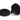 From The Anvil's Black Brompton Centre Door Knob; #finish_black