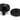From The Anvil's Black Brompton Centre Door Knob; #finish_black