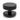 From The Anvil's Black Brompton Centre Door Knob; #finish_black