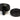 From The Anvil's Black Brompton Centre Door Knob; #finish_black