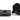 From The Anvil's Black Brompton Centre Door Knob; #finish_black